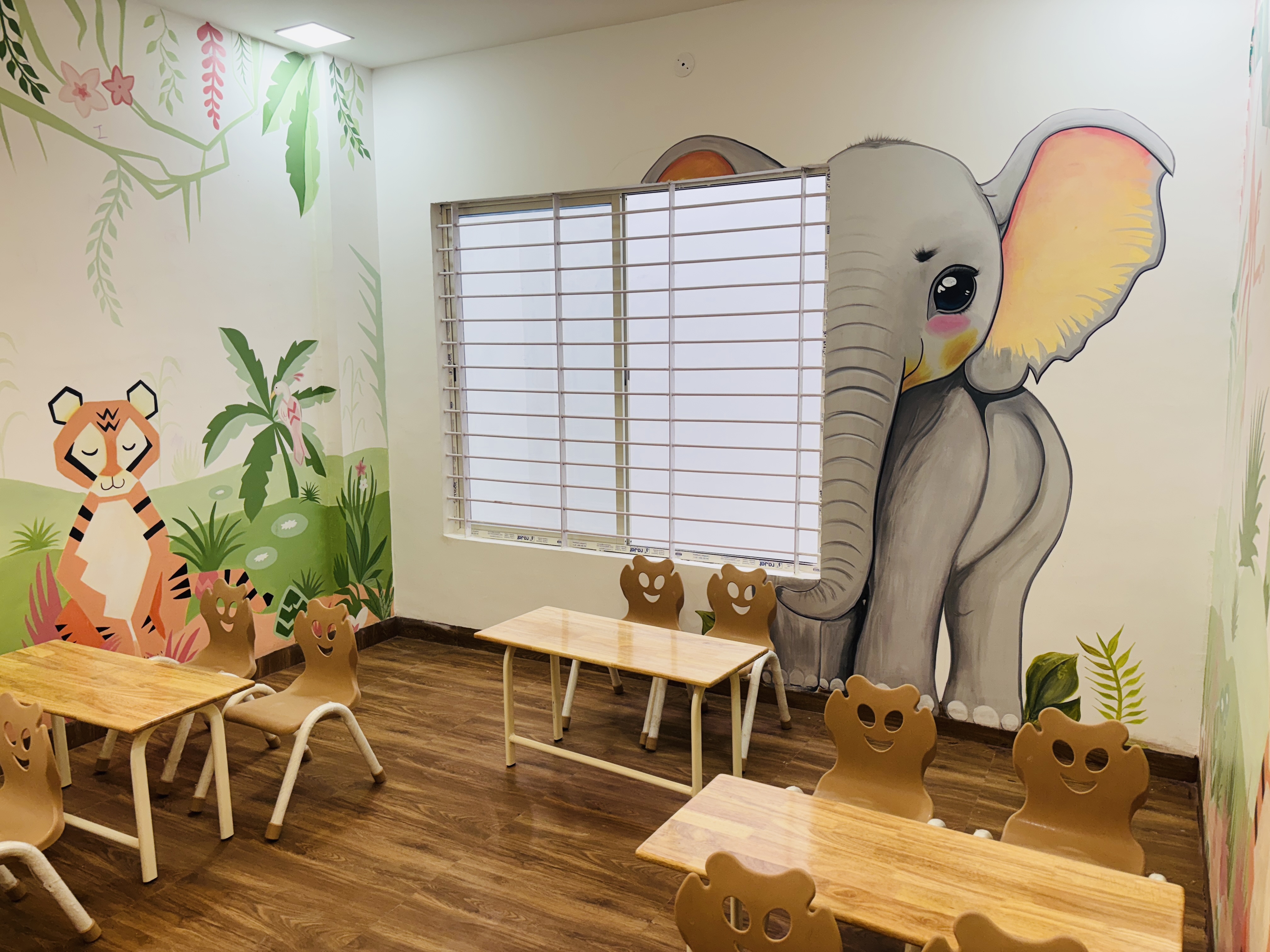 A Joyful Jungle-Themed Learning Space!
